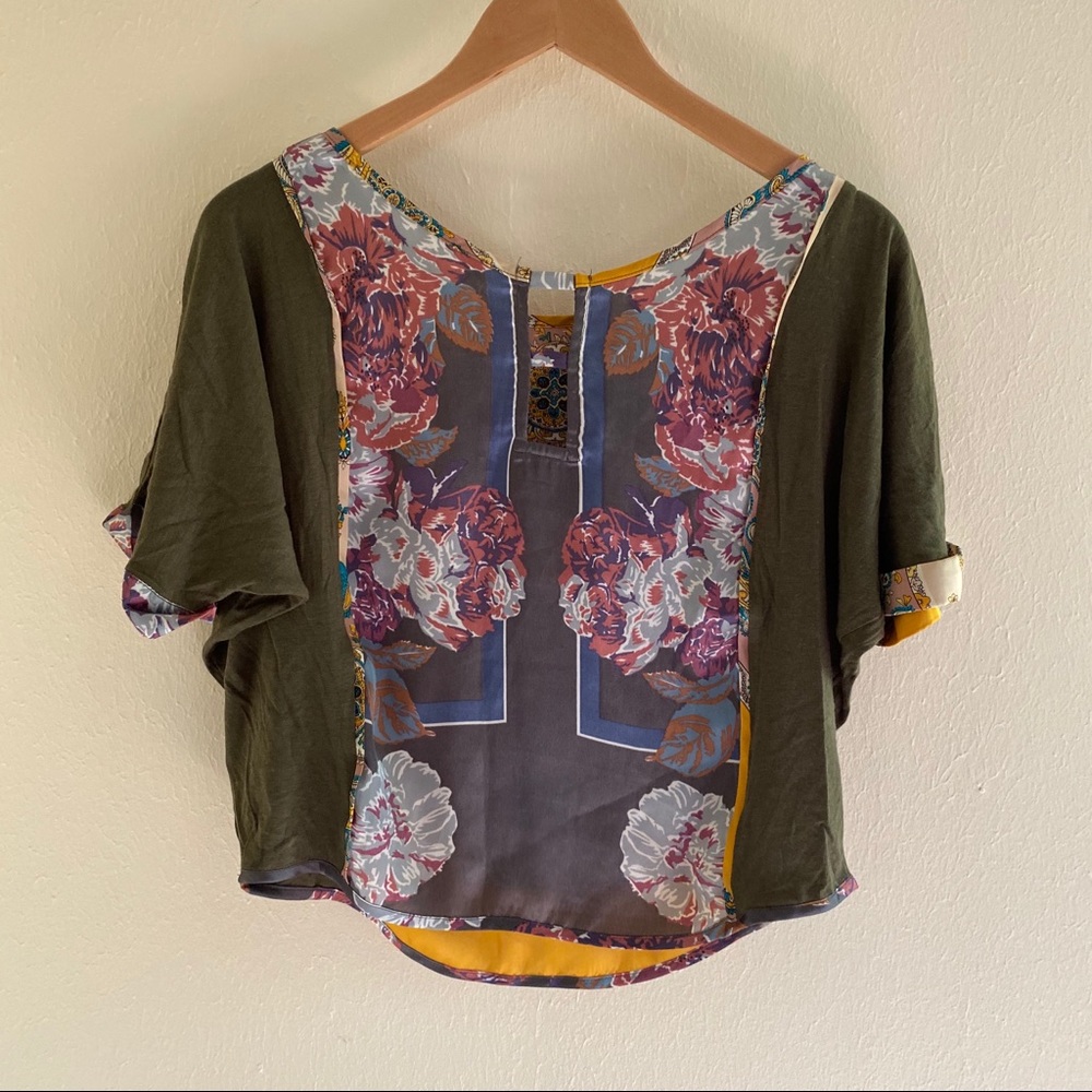 Anthropologie Tiny Patchwork Blouse - image 2